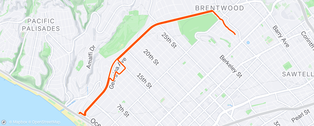 Map of the activity, Afternoon E-Bike Ride