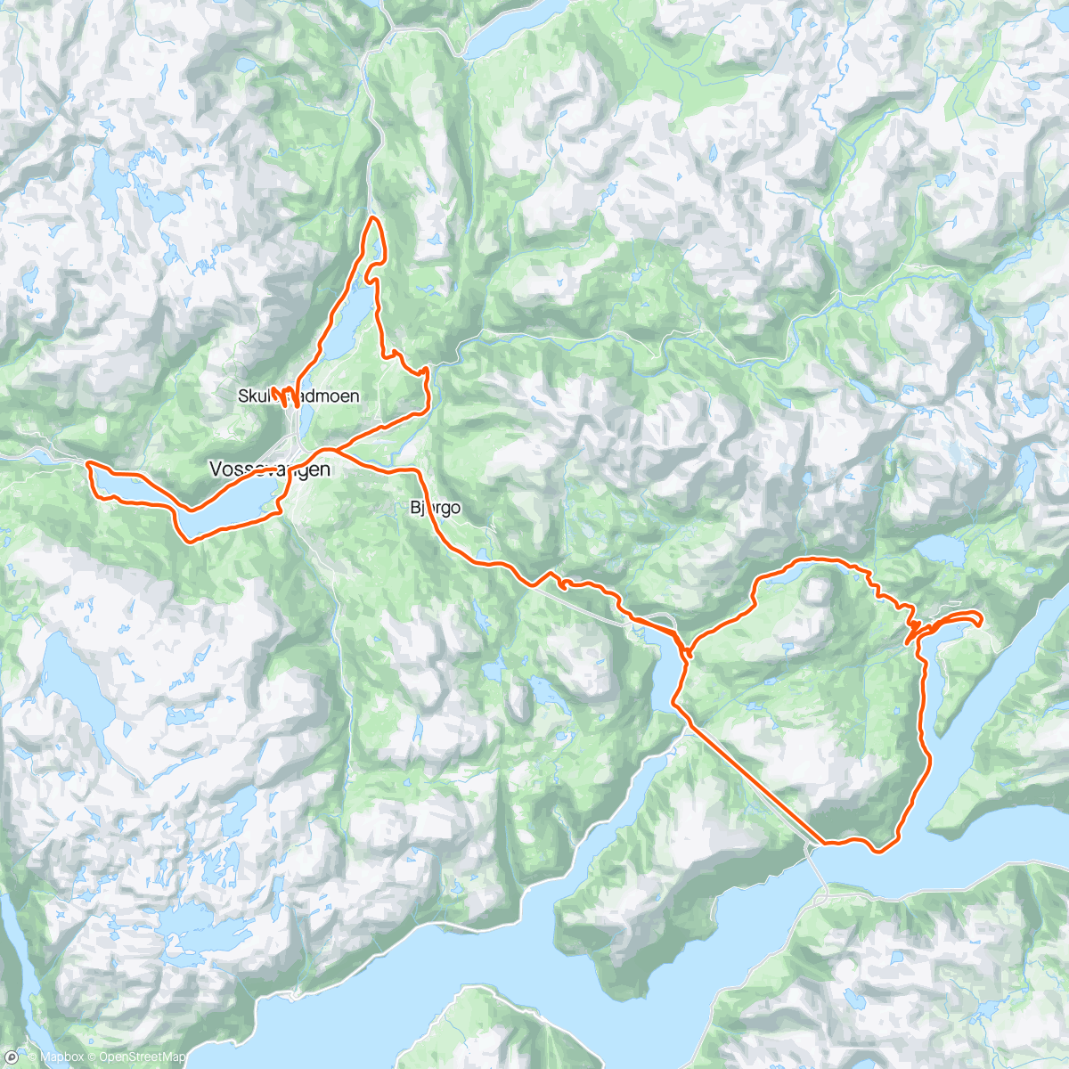 Map of the activity, Tour of Norway #1
