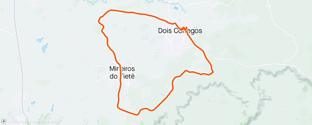 Map of the activity, manha passeio