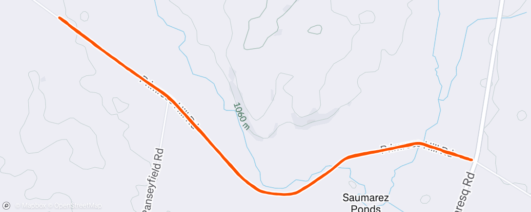 Map of the activity, Gravel road series- No. 2