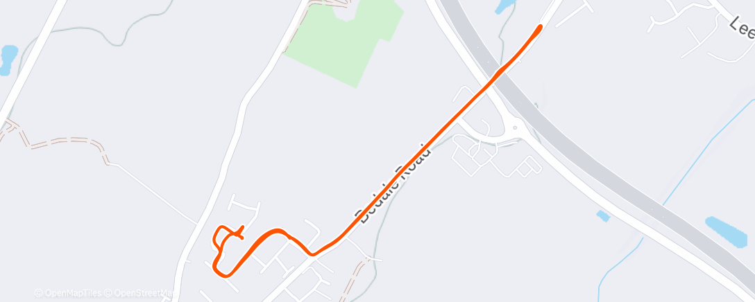 アクティビティ「Night Run」の地図