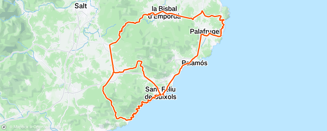 Map of the activity, Volta Catalunya 🇪🇸 - Etape 1