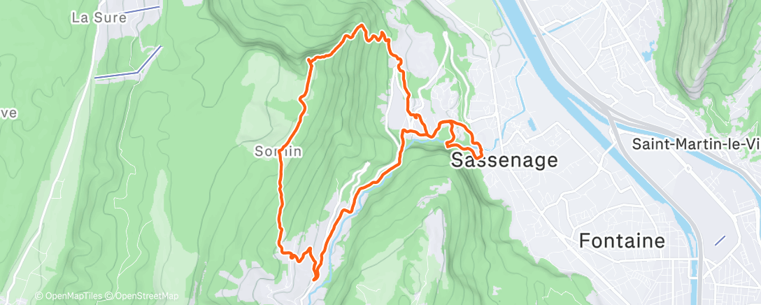 Map of the activity, Jardinage de Noël à la dent du Loup