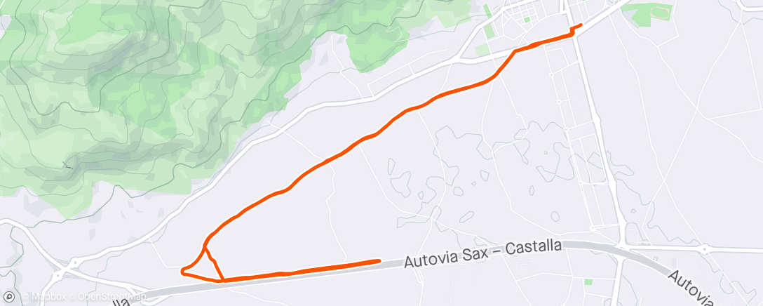 Map of the activity, Lunes x2