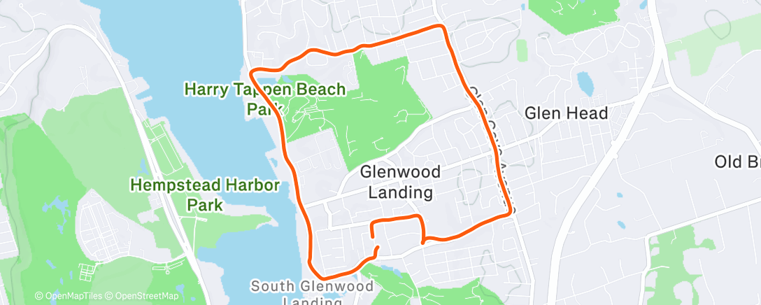Map of the activity, Afternoon Ride