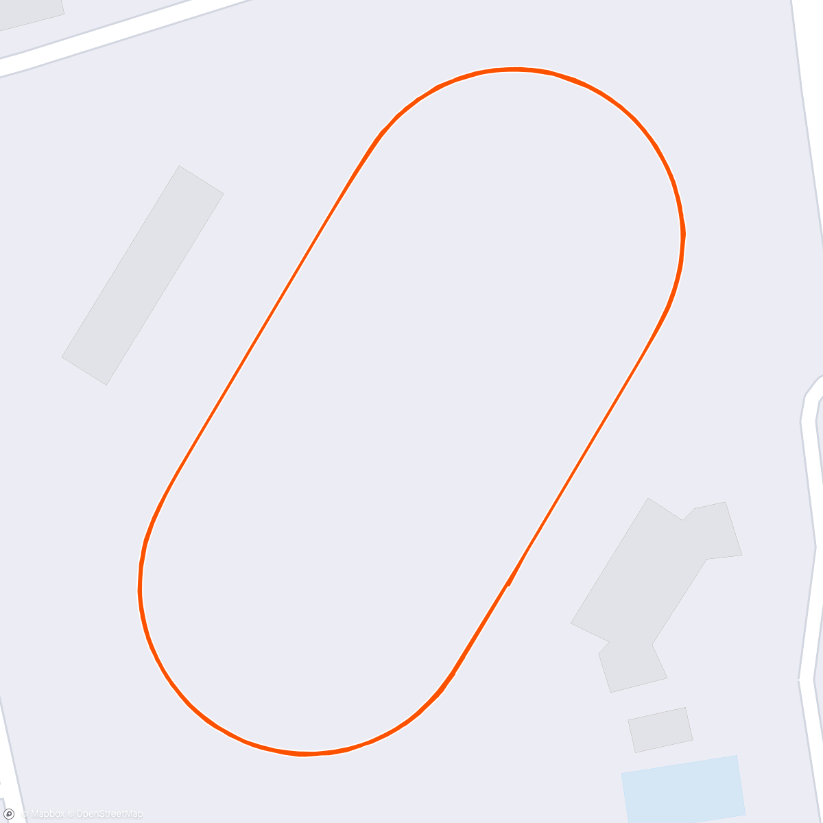 Map of the activity, SXM RR track run