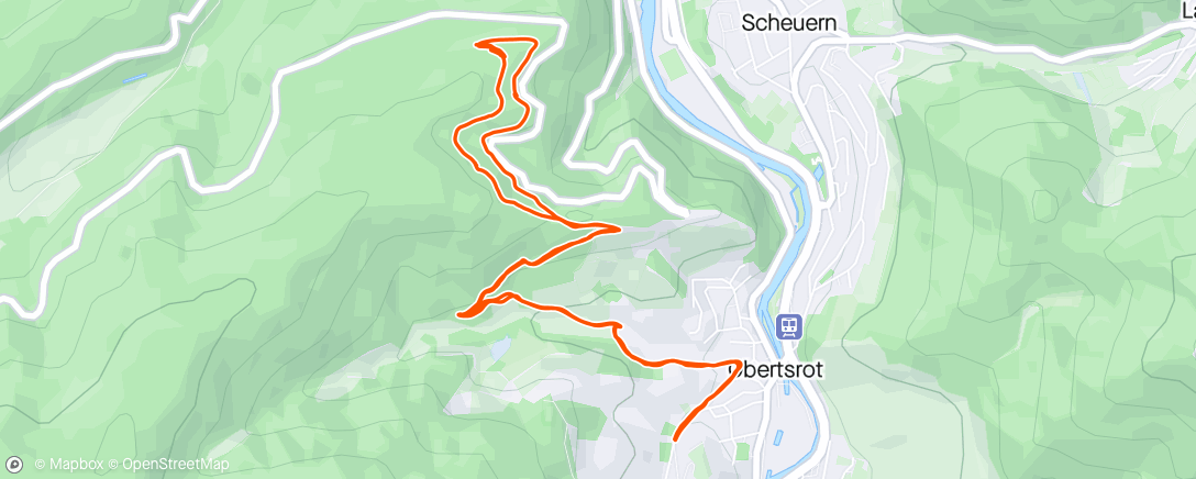 Map of the activity, Kursbetrieb TrailRookie