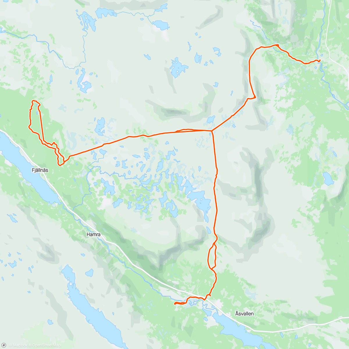Map of the activity, Skejting
