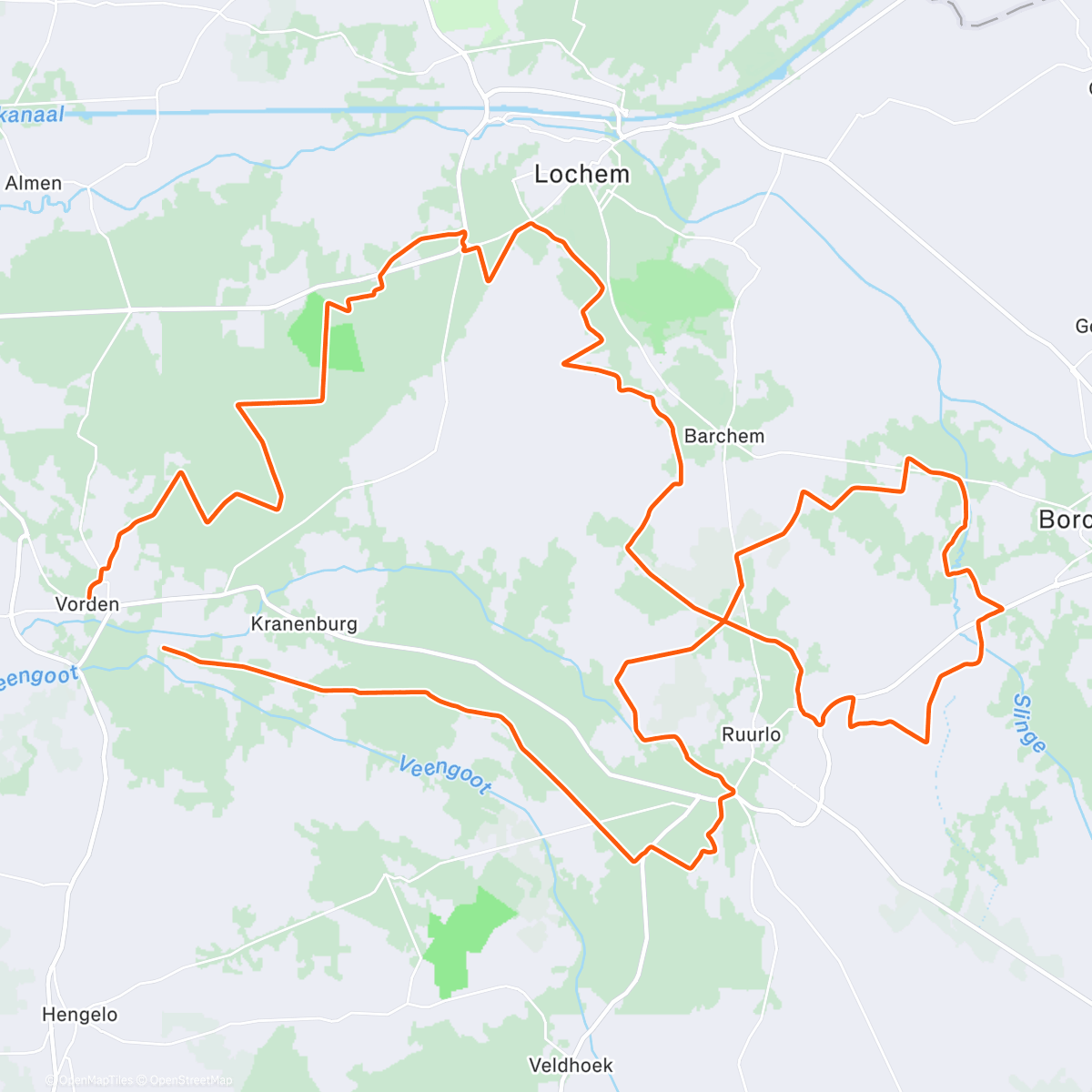 Map of the activity, SV Ratti (football) re union with Marielle!