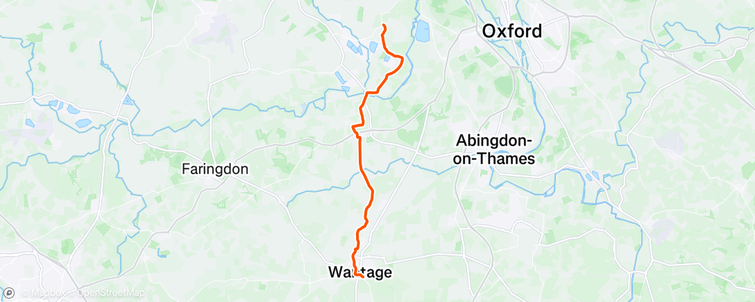 Map of the activity, Evening Commute