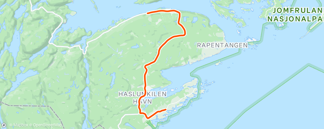 Map of the activity, Afternoon Ride