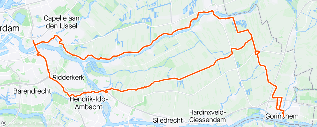 Map of the activity, Heerlijke rit vandaag!!☀️