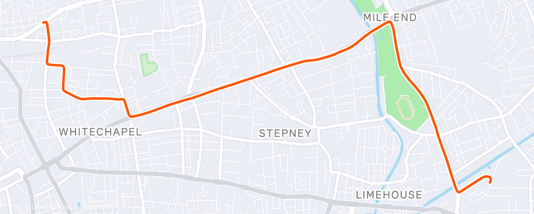 Map of the activity, Afternoon Ride