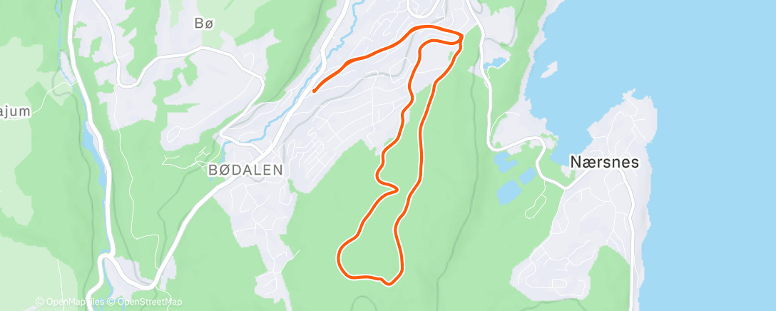 Map of the activity, Lunch Ride