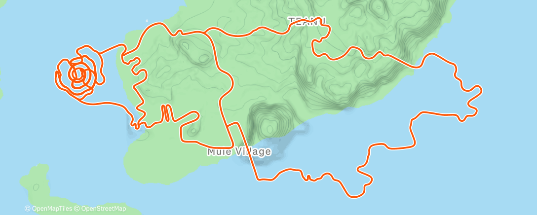 Map of the activity, Zwift - Rodar