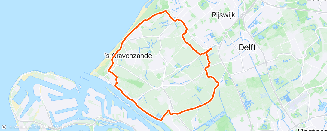 Map of the activity, Avondritje Dieselexpress Cyclingteam
