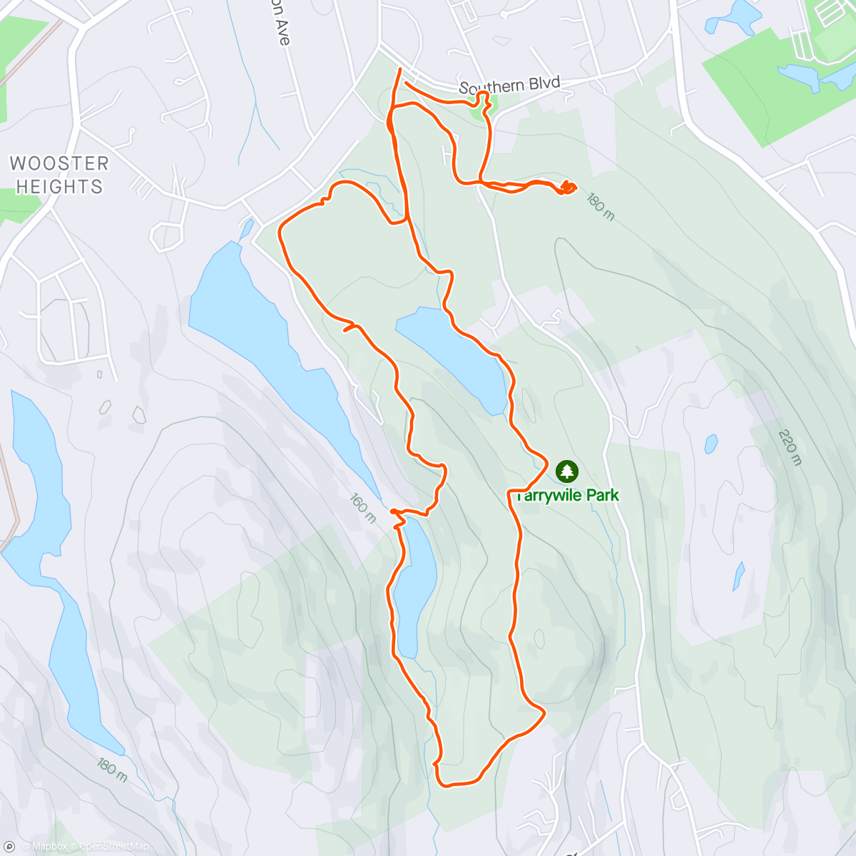 Map of the activity, 🔋 Afternoon Hike
