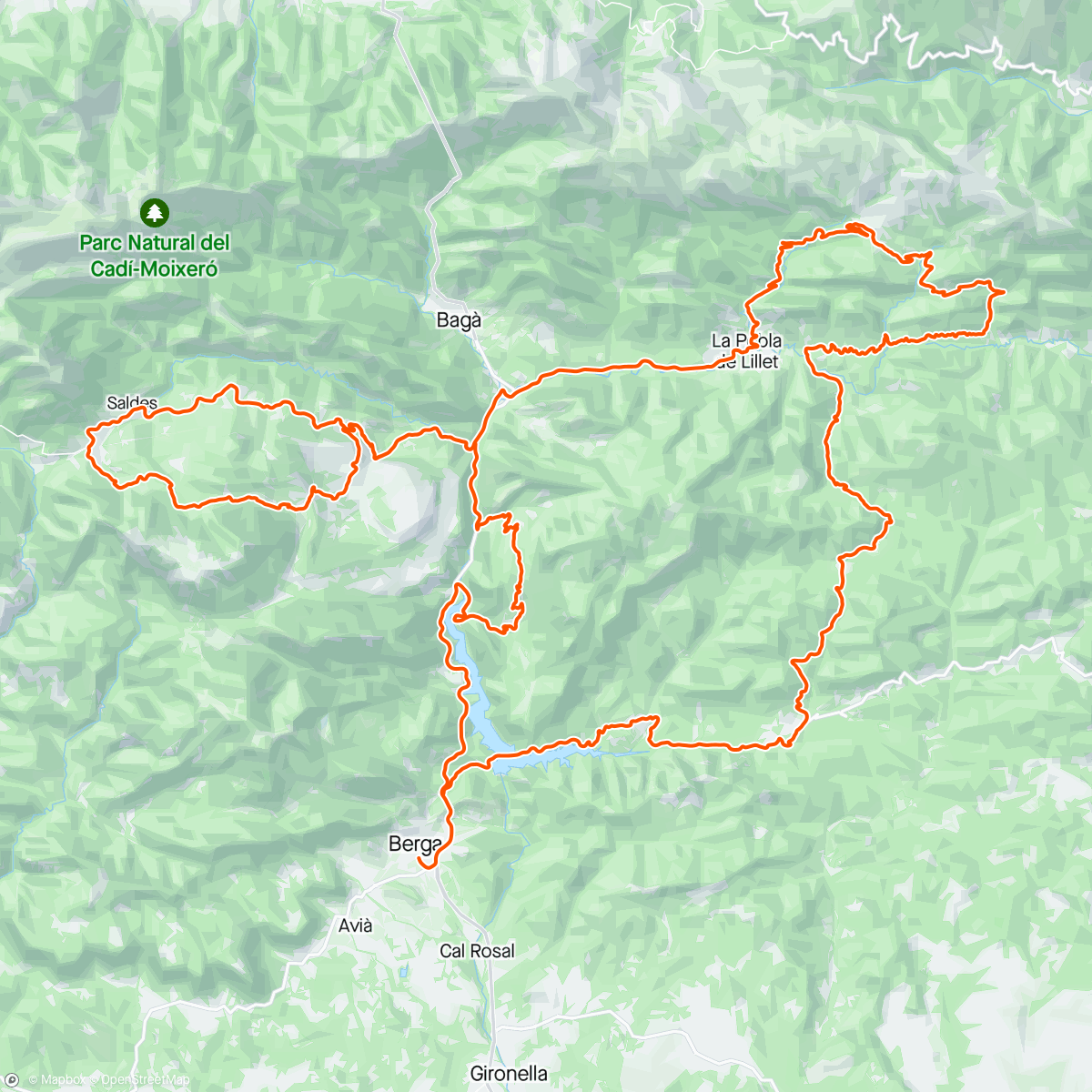 Map of the activity, Volta Catalunya #6 🇪🇸