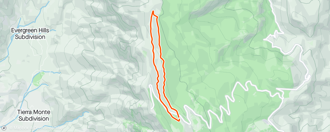 Carte de l'activité Afternoon Run