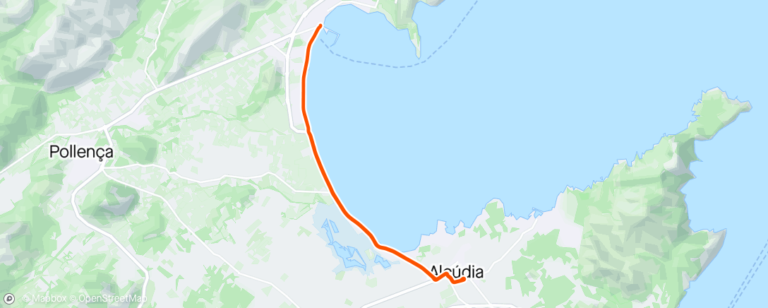 Map of the activity, Alcudia For Lunch (Wash out today)
