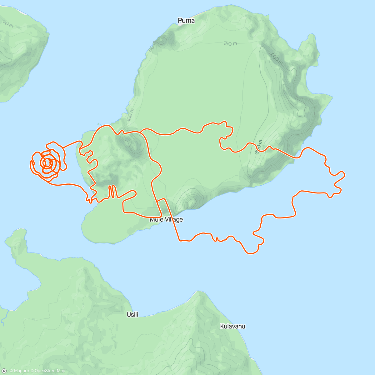 Mapa de la actividad, Zwift - M CHIMO (BANDITZ -NI)'s Meetup on Spiral into the Volcano in Watopia
