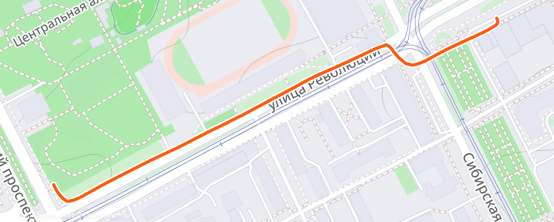 Map of the activity, Afternoon Walk