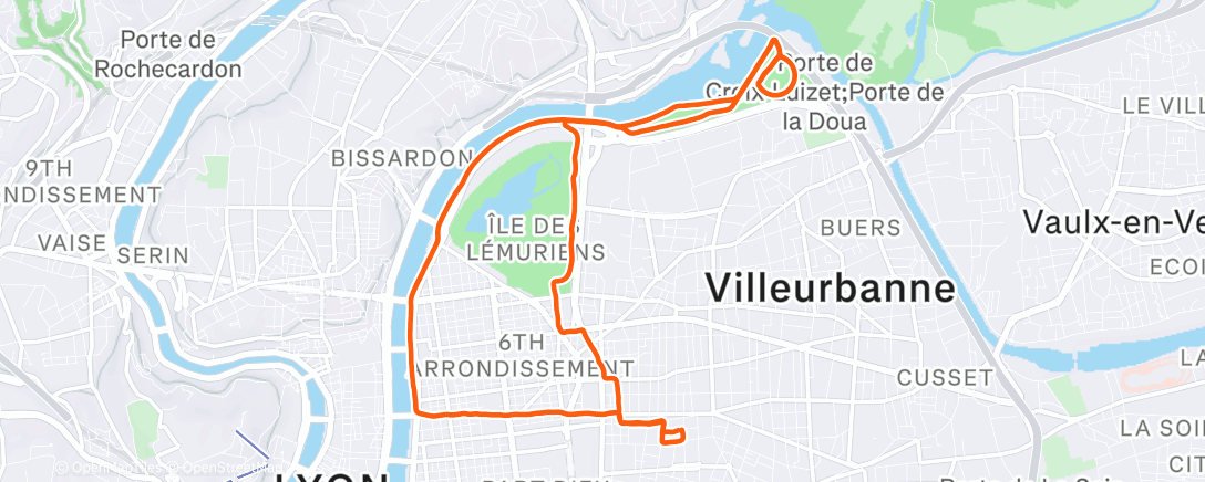 Map of the activity, Bonne séance pour faire de la place pour 🎄🎅🍾🦪🍷