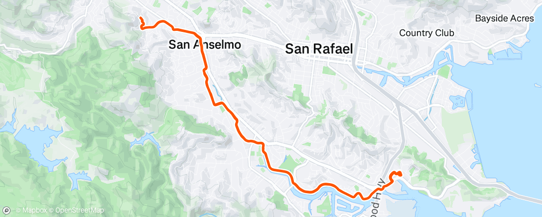 Map of the activity, Commute