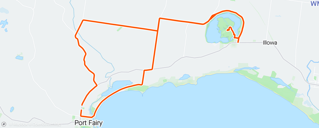 Mapa da atividade, Port Fairy loop