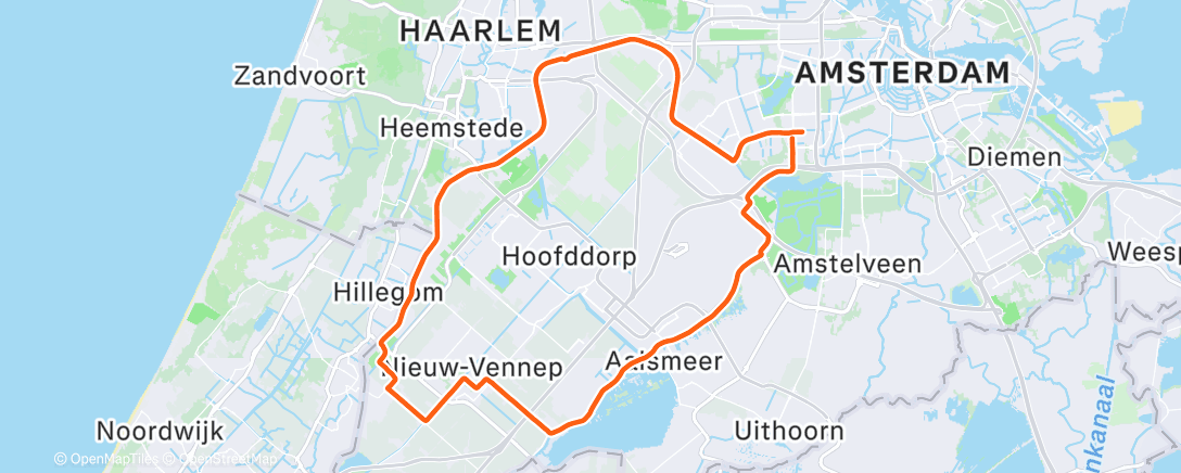 Map of the activity, Rondje ringvaart