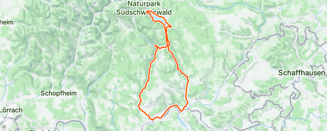 Map of the activity, Fahrt am Nachmittag
