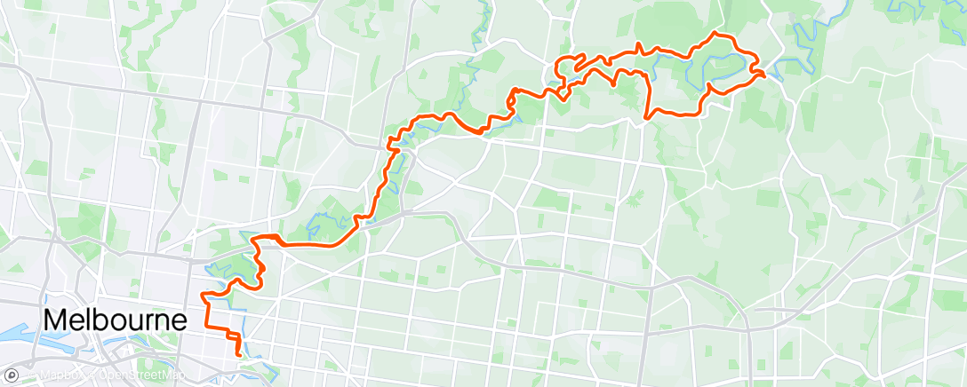 Map of the activity, Trails Bunch