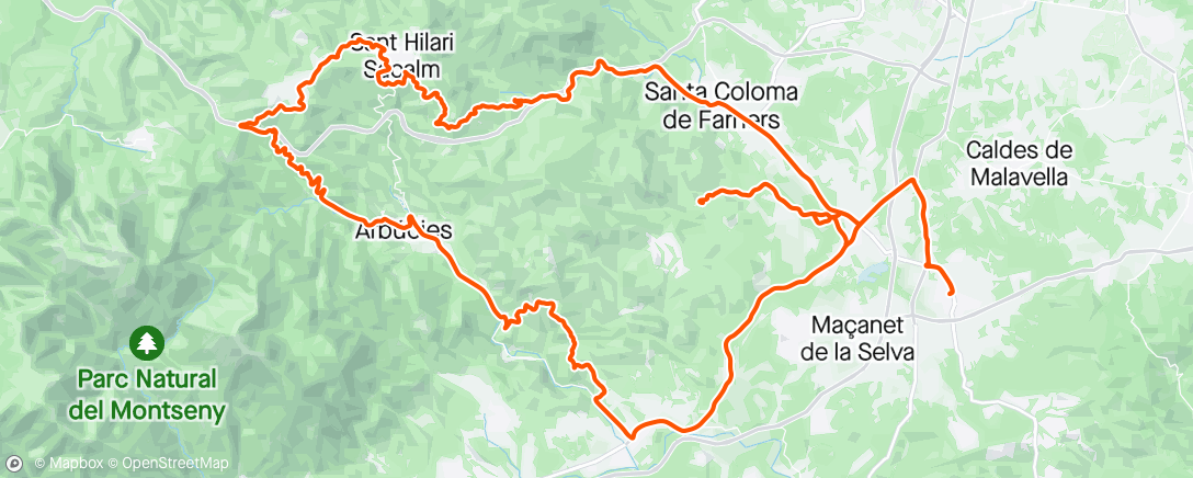 Map of the activity, Sant Hilari Pla De Les Arenas Buixalleu i L’Esparra 😉