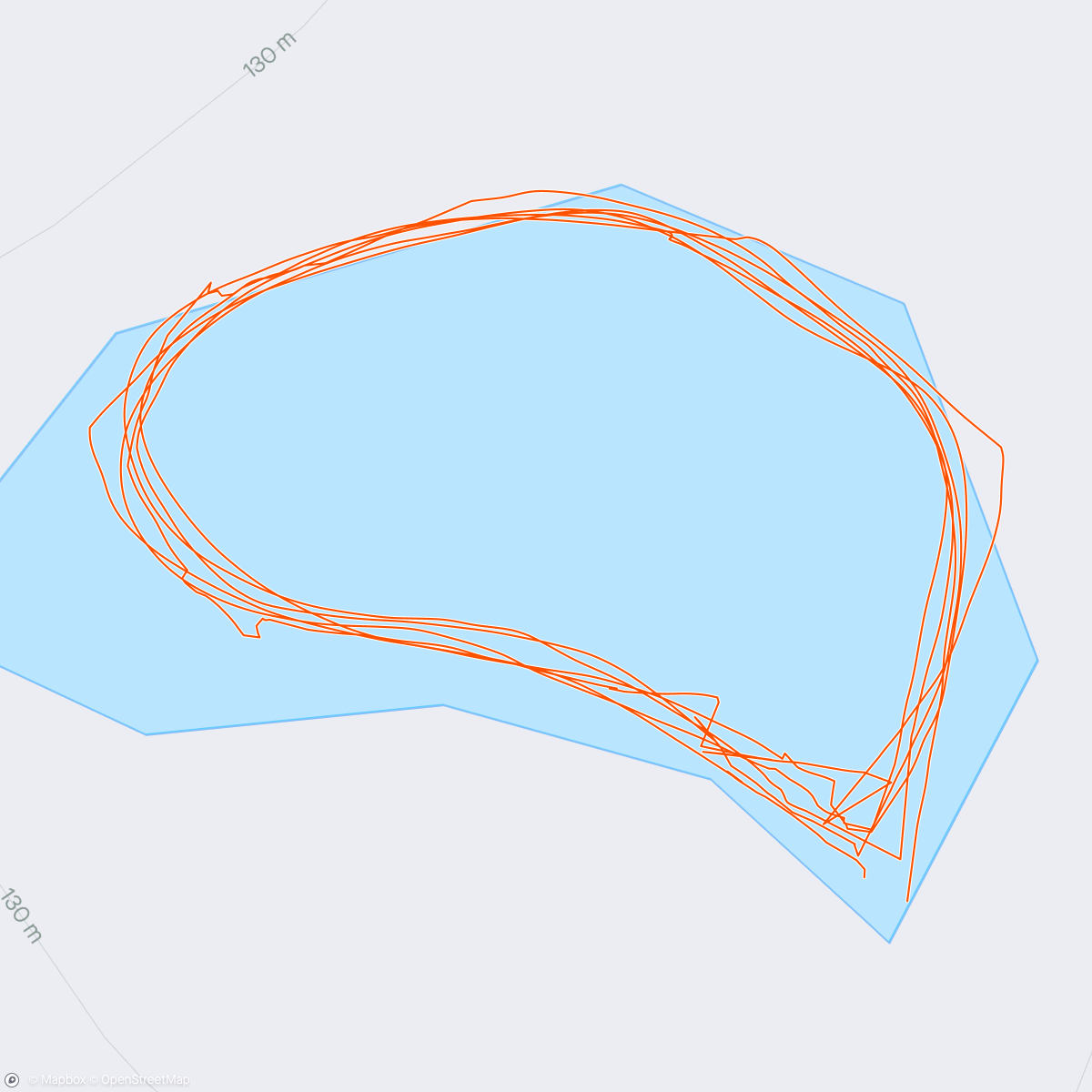 Map of the activity, TC takeover at Barehill lake