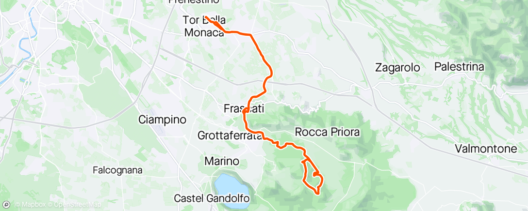 Map of the activity, Giro basso alto