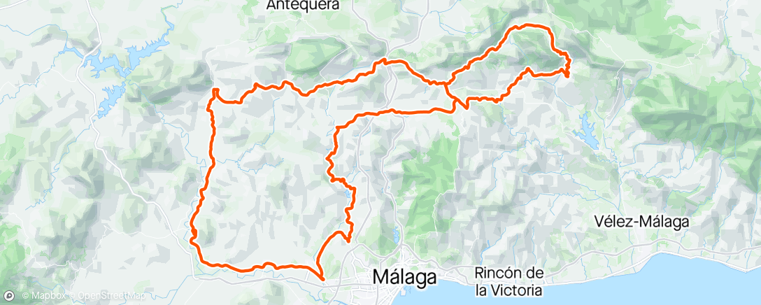 Map of the activity, Etapa Reina - Puerto del Sol