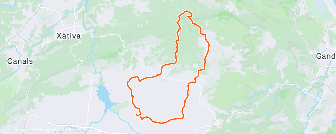 Map of the activity, Morning Ride