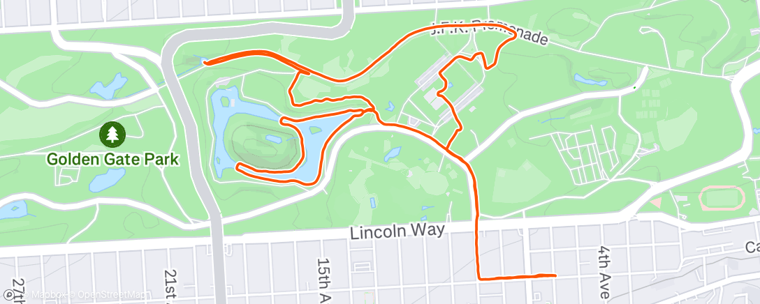 Map of the activity, GG Walk & Yap