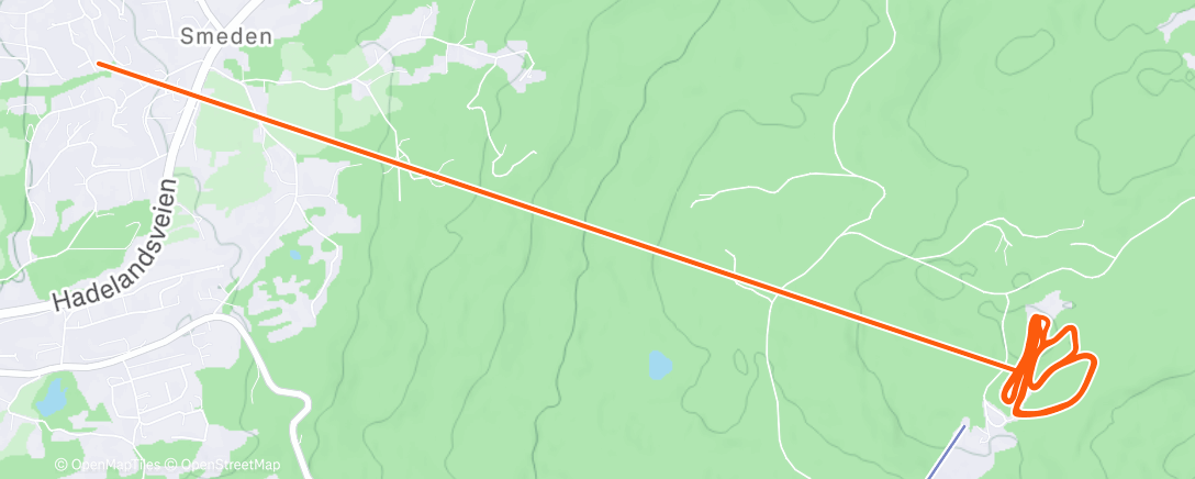 Map of the activity, Skate