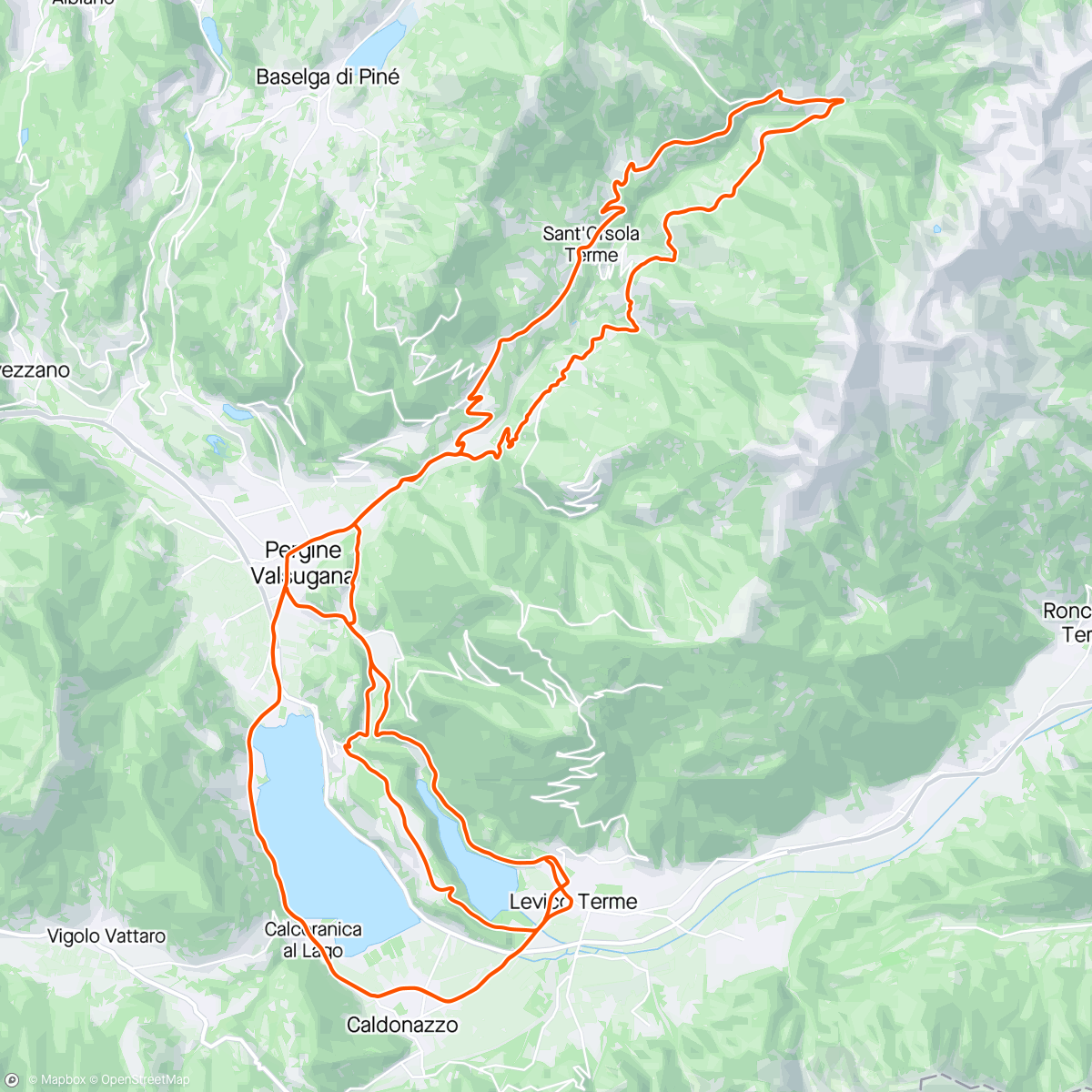 Map of the activity, Job done! #TourofTheAlps 5/5