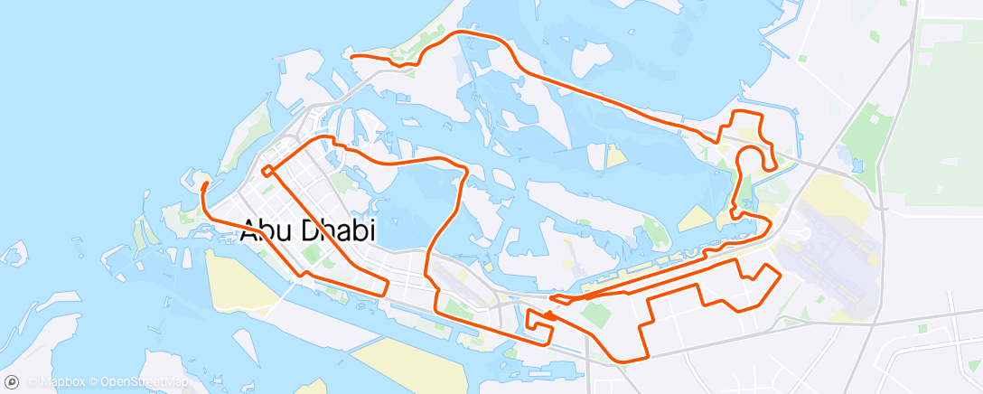 Map of the activity, UAE #6