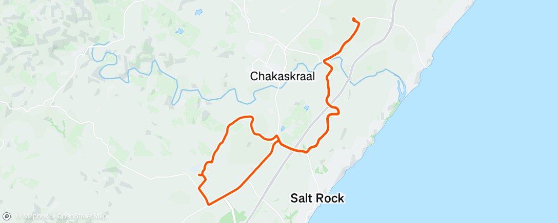 Map of the activity, Active recovery | coffee ride