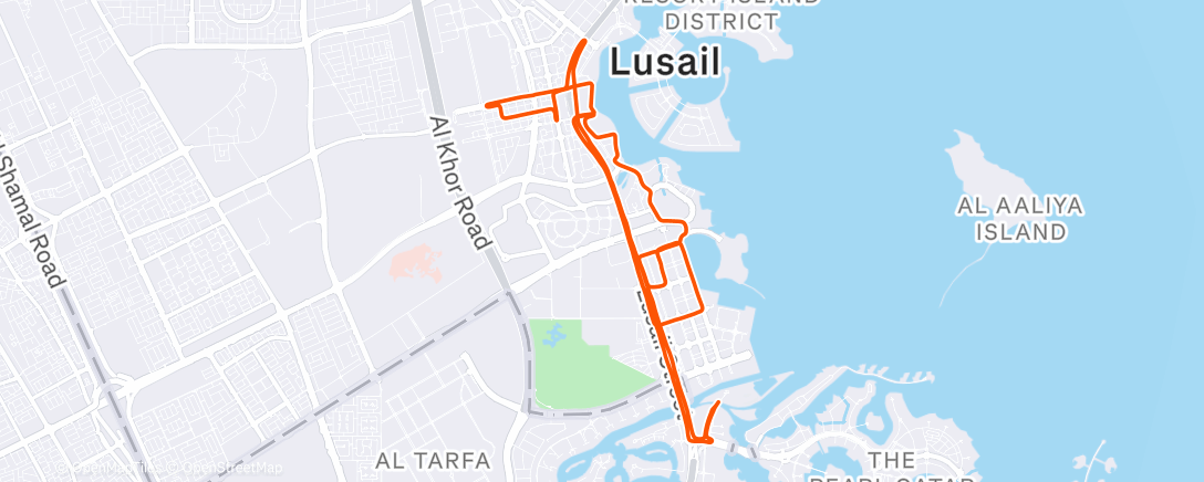 Map of the activity, Morning Ride
