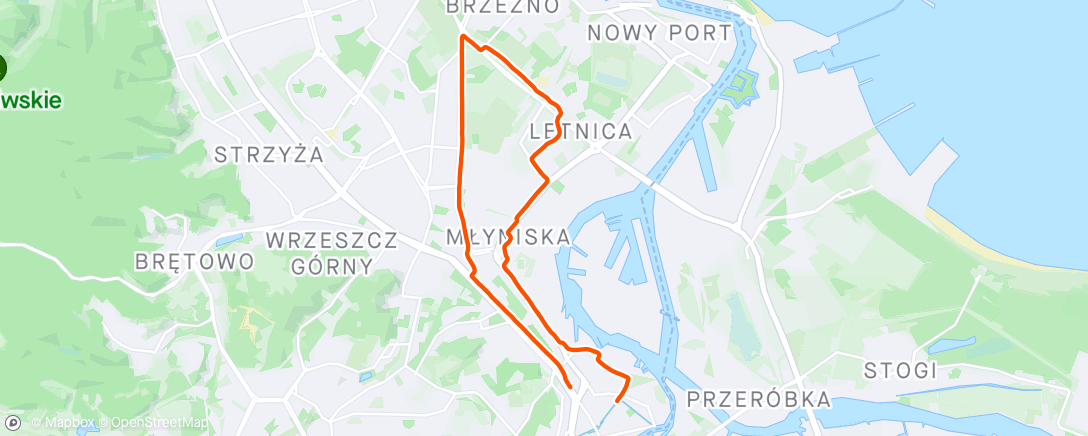 Map of the activity, second mevo ride