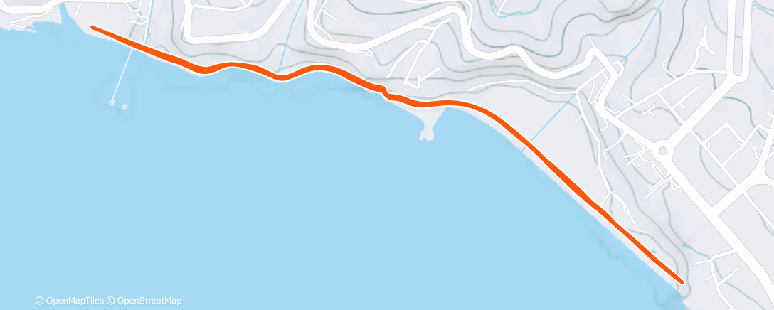 Map of the activity, Morning Run