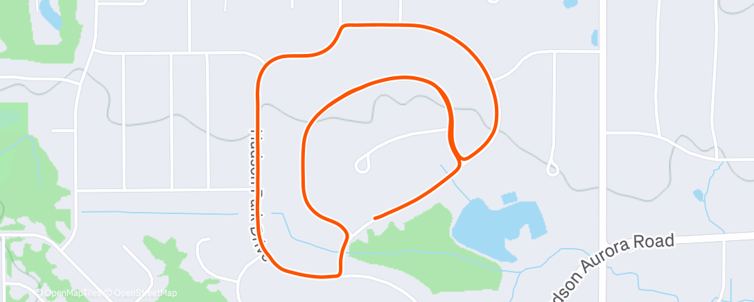 Map of the activity, Christmas Eve Walk with Mav