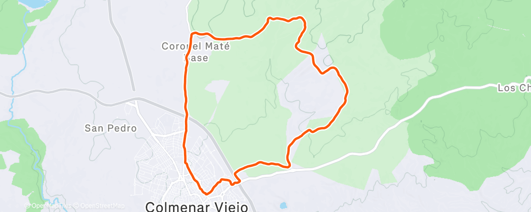 Mapa de la actividad (Caminata de mañana)