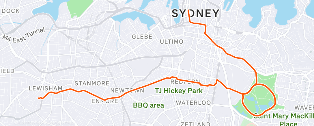 Карта физической активности (No triathletes in the park today 🙌)