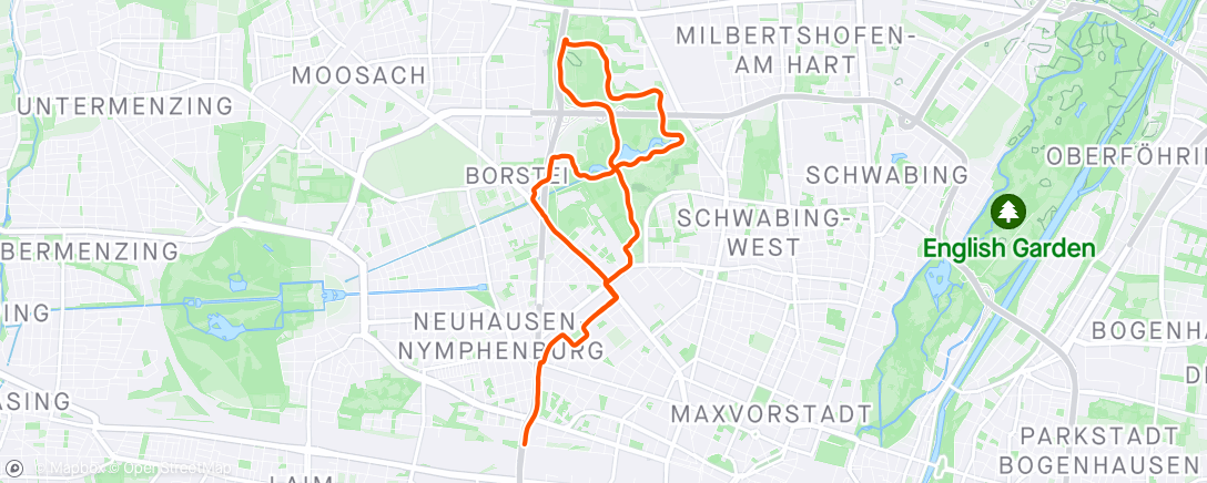 Map of the activity, SRC-M Easy Donnerstag - Neuhausen