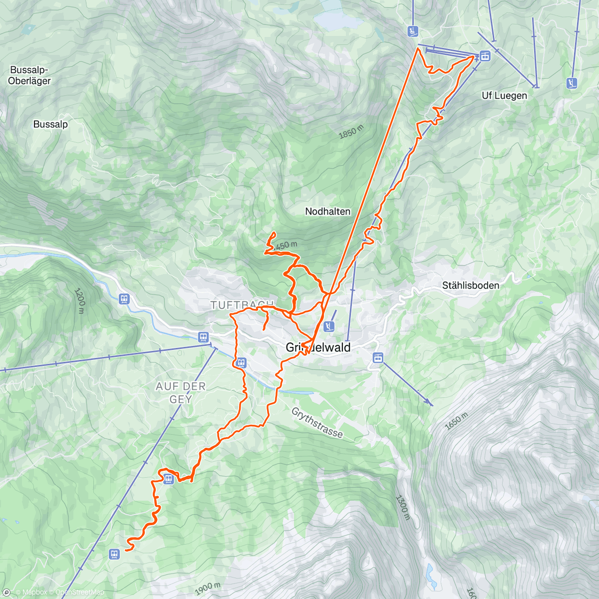 Map of the activity, 10k a day keeps the doctor away